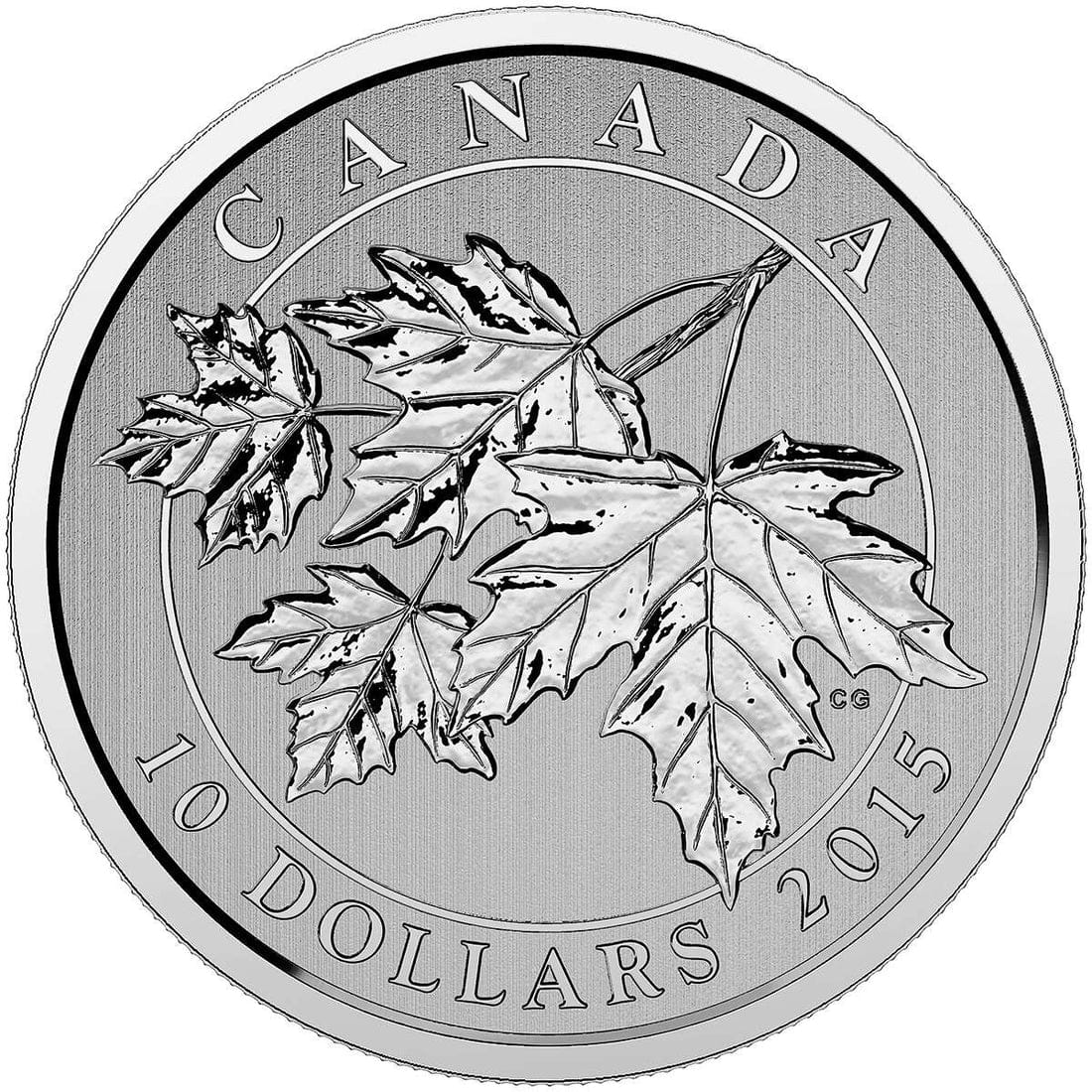 2015 $10 Maple Leaf - Pure Silver Coin proof coin set with box and certificate