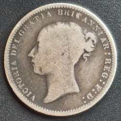 United Kingdom 6 Pence 1871 - Victoria rare silver Coin # l-703