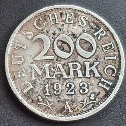 Germany 200 Mark 1923 Rare Coin # l-709