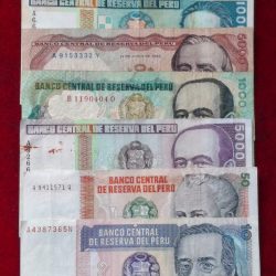 Peru All Different Big Denomination Rare (9 PCS Set ) Lowest Price