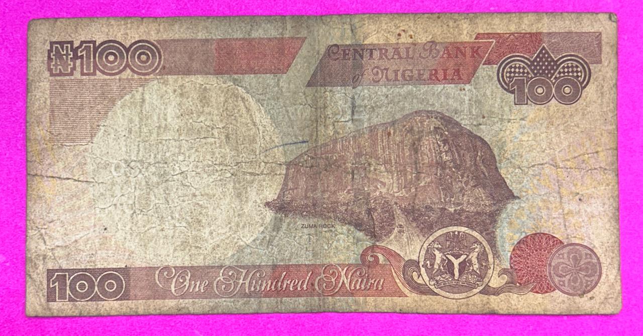 Nigeria One Hunderd Naira Bank Note B-2