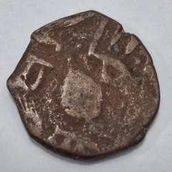 Rare Sikh Empire of 1 Paisa 1828 Ranjit Singh Amritsar Mint Coin # I-826