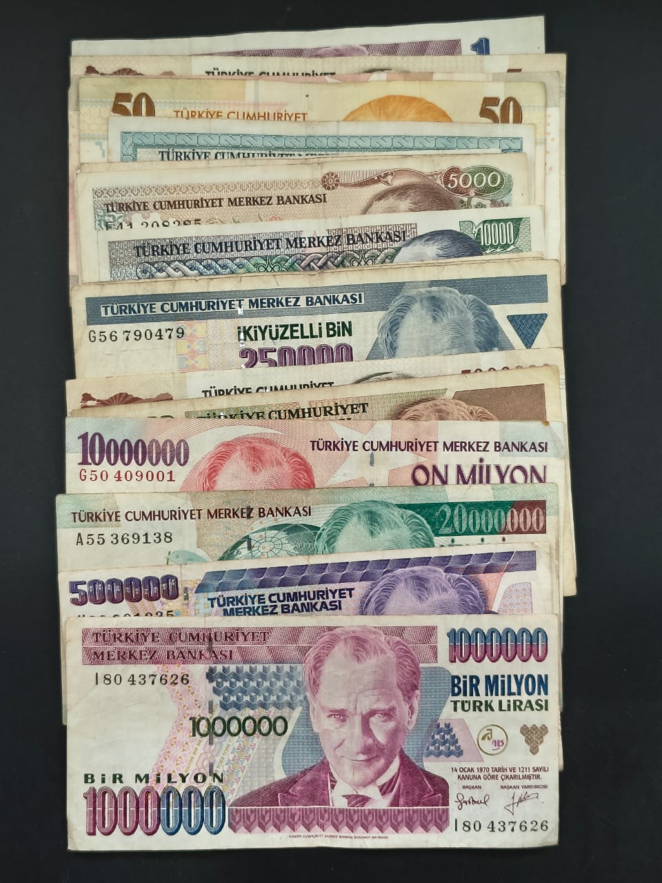 Turkey Big Size Big Denomination Rare (18 Pcs Set) Lowest Price