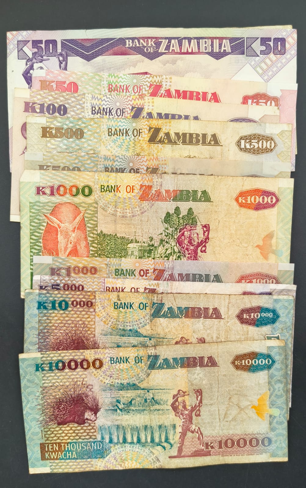 Zambia Big Size Big Denomination Rare (11 Pcs Set) Lowest Price