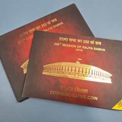 250TH Session of Rajaya Sabha 2019 ( UNC Set ) Mumbai Mint