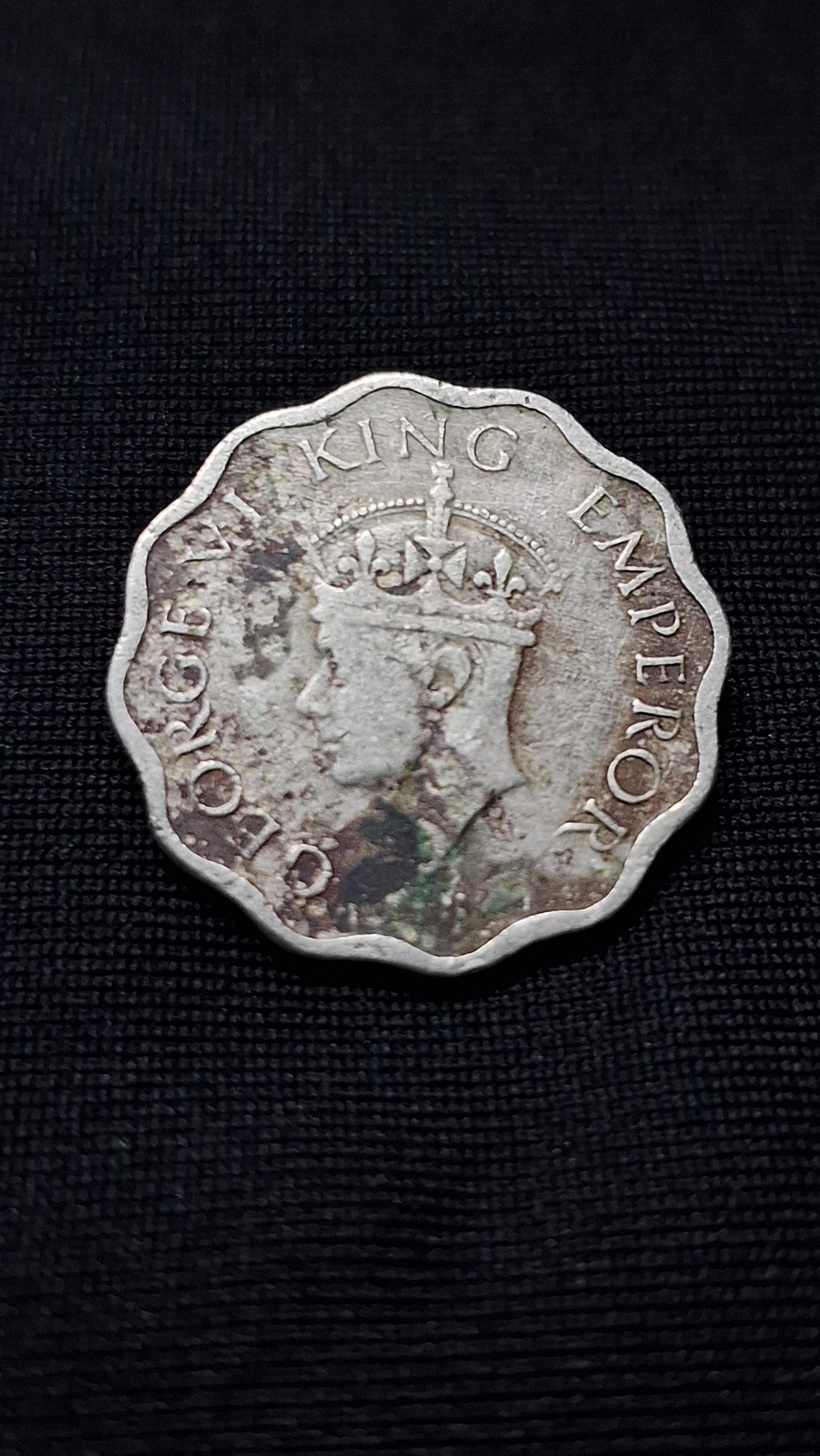 1 Anna 1941 George VI King Emperor Coin