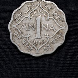 1 Anna 1940 George VI King Emperor Coin