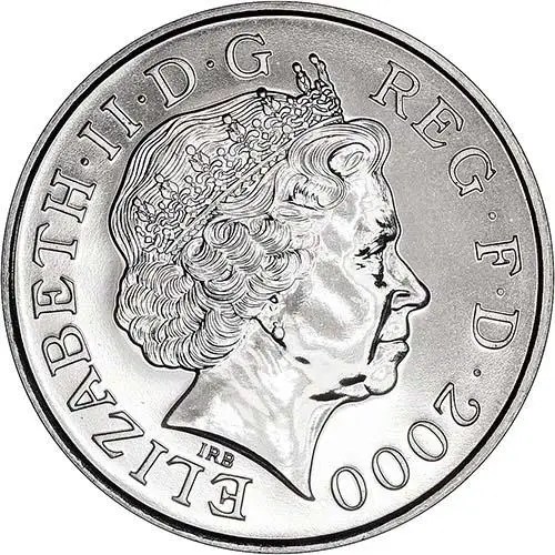 England 5 Pounds 2000 - Queen Elizabeth the Queen Mother Special Issue Royal Mint Proof Set with Beautiful Certificate
