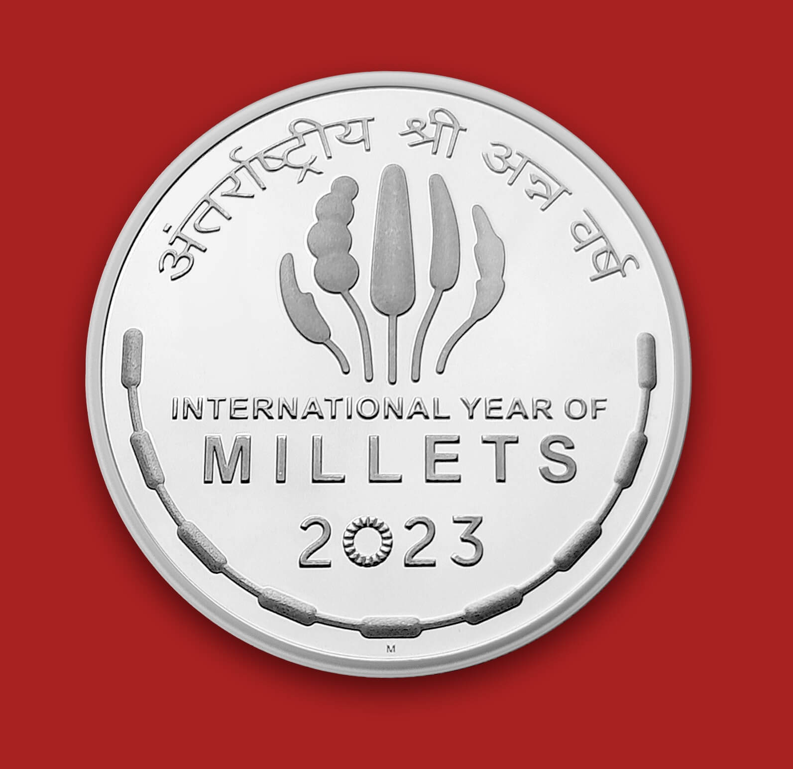 International Year of Millets 2023 (Denomination of `75) – Wooden Packing (Proof)