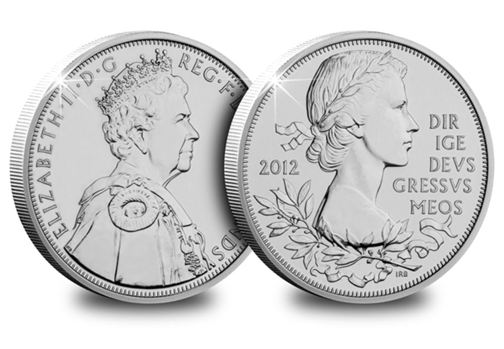 UK 5 Pound 2012 - the Queen's Diamond Jubilee Royal Mint Issue Rare