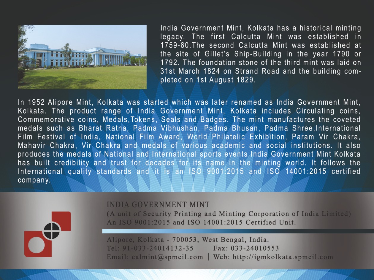 Diamond Jubilee of Birla Institute of Technology & Science, Pilani Kolkata Mint Rare ((Proof Set))