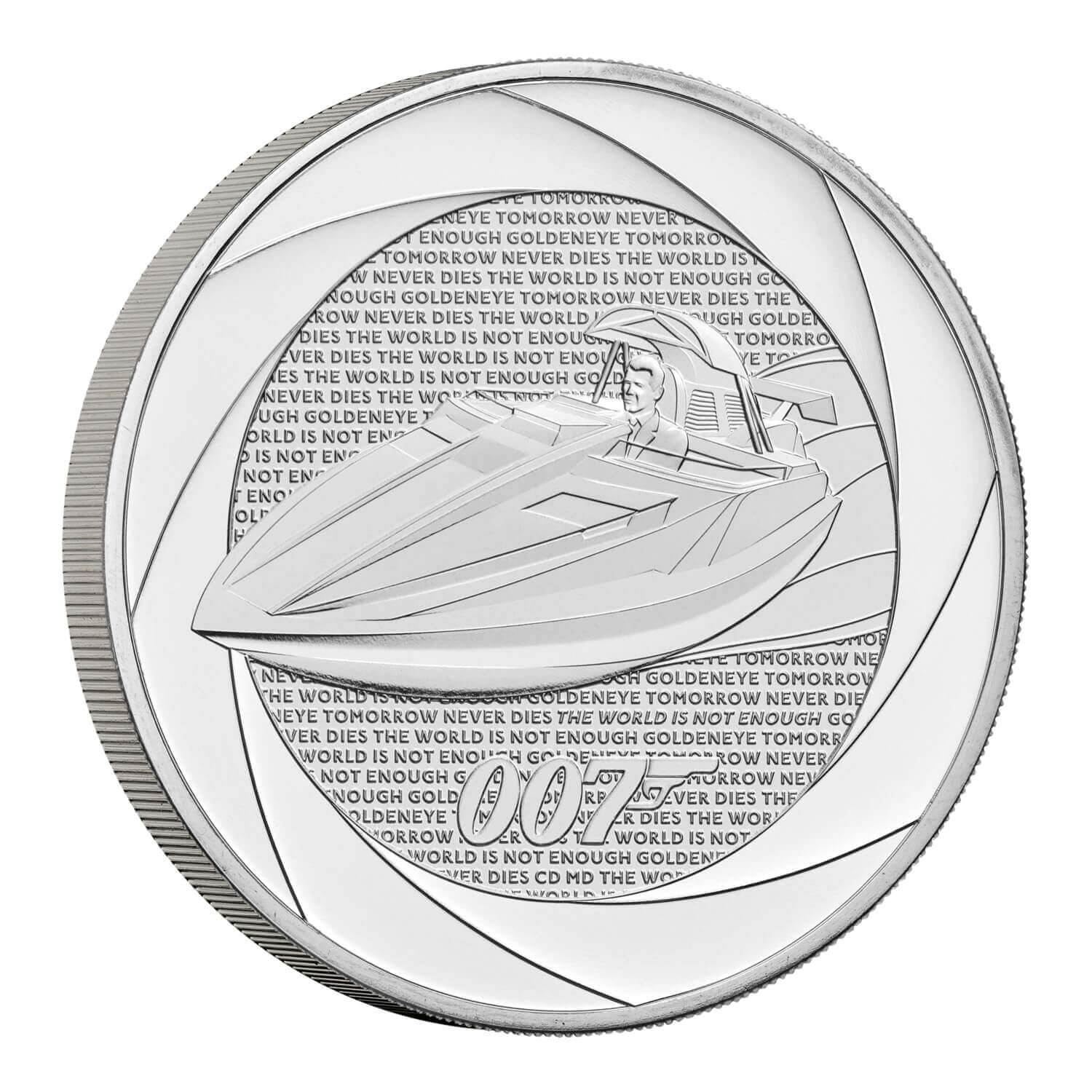 £5 UK 2024 – Six decades of 007: the 1990s Bond films Royal mint ishu uncirculated set