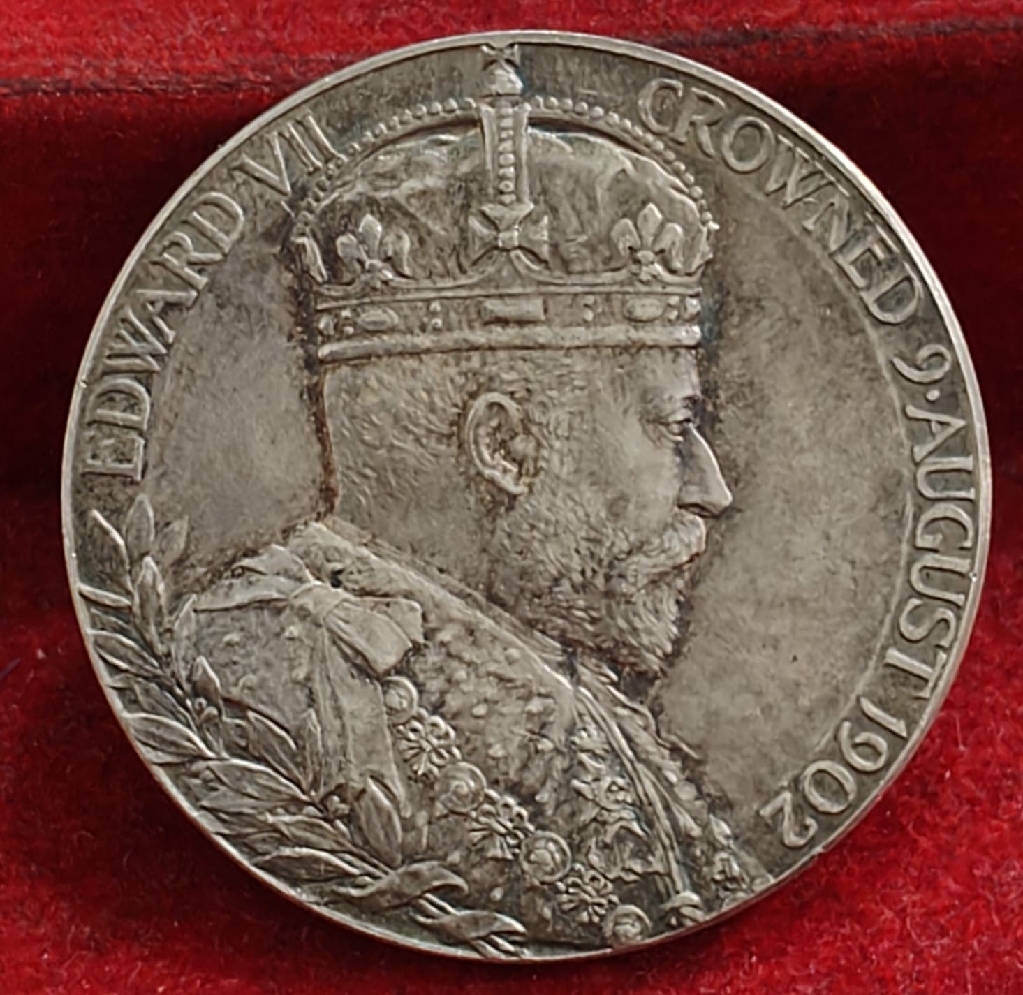 United Kingdom Medal 1902 - King Edward VII and Queen Alexandra Coronation Silver (.925) Weight 12.8 g Extermaly rare medal