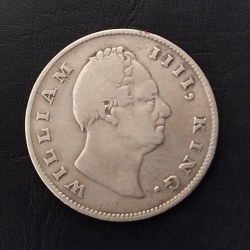 Silver🥈British India Year 1835 Rare One Rupee King 👑 William. rare East India Company Condition. As Images Same and similar piece available