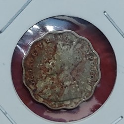 One Anna George V 1934 Calcutta Mint
