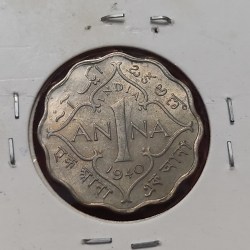 One Anna George V Year 1940 Calcutta Mint UNC Condition