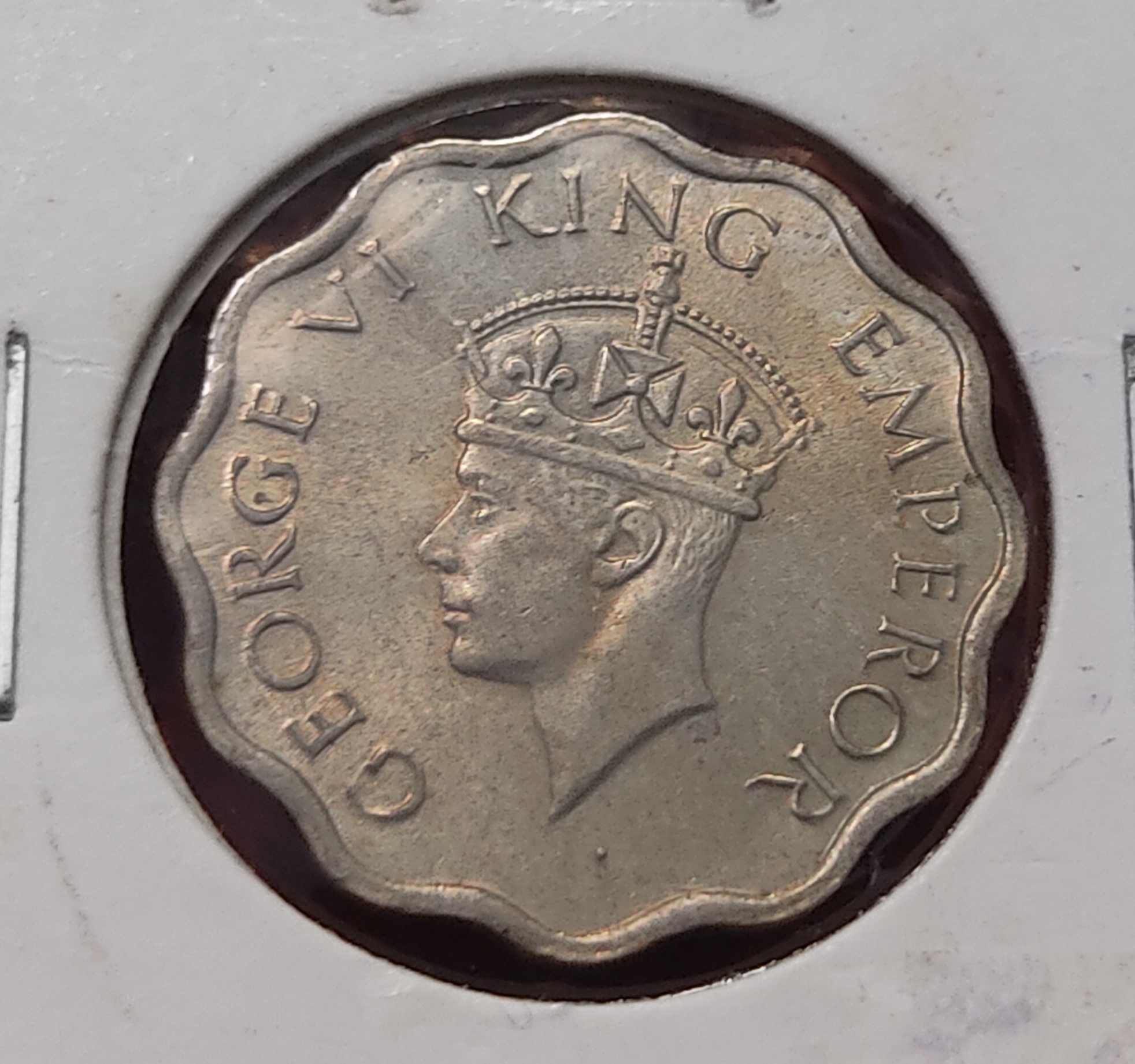 One Anna George V Year 1940 Calcutta Mint UNC Condition