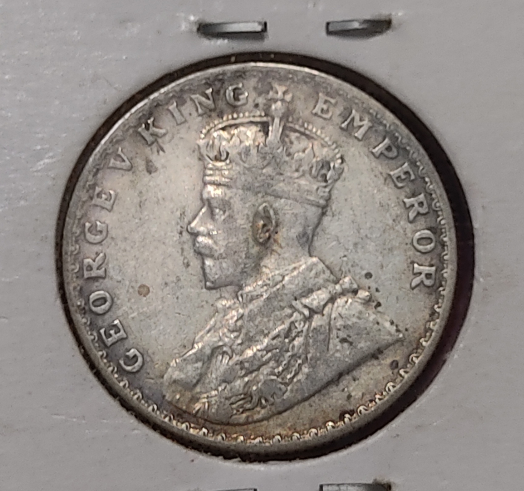 Half Rupee Silver Coin George V 1926 Bombay Mint