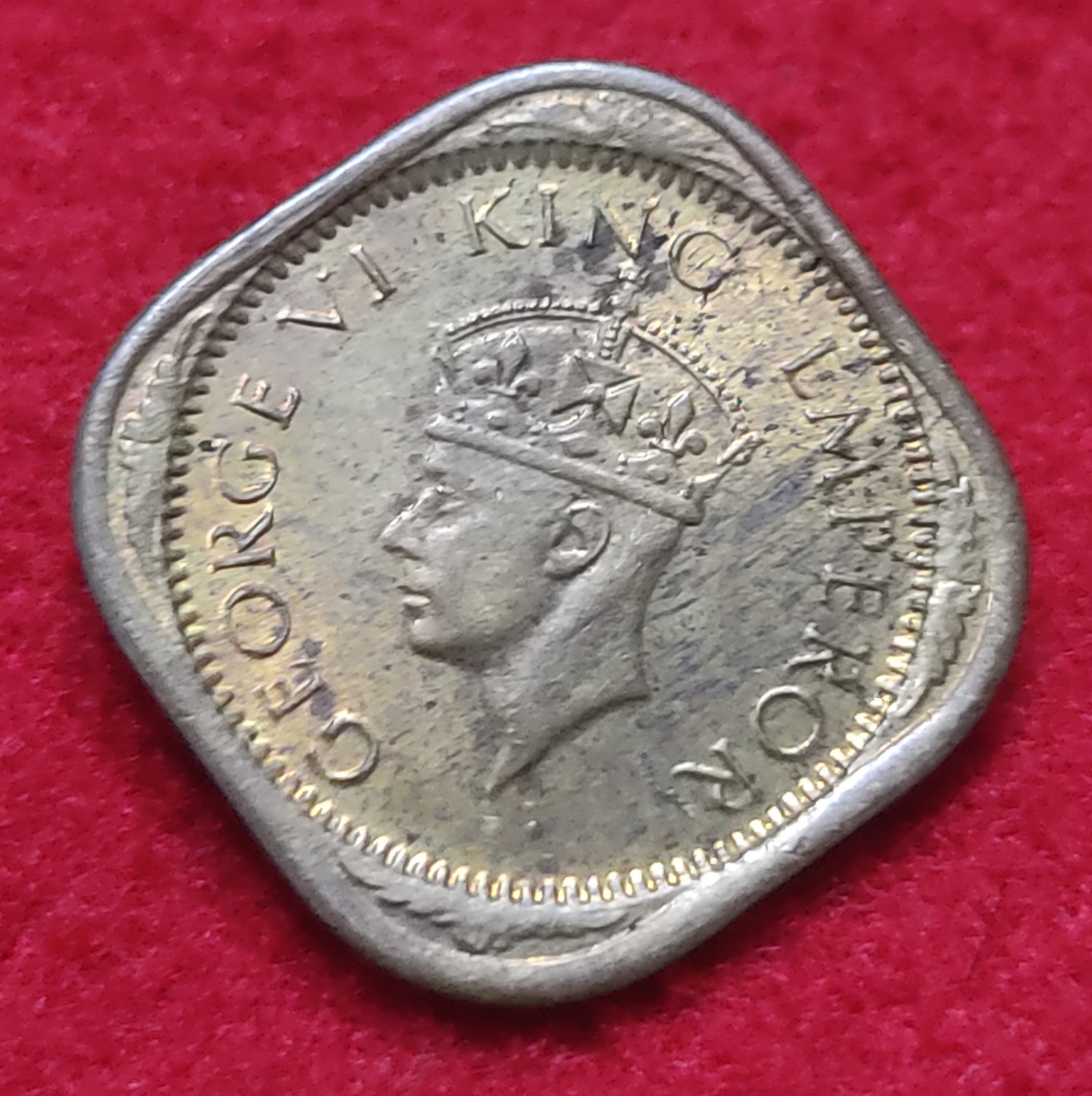 1/2 Anna George VI 1942