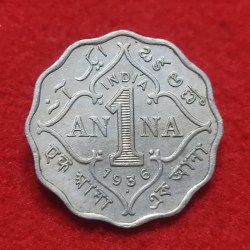 One Anna George VI 1936 Bombay Mint