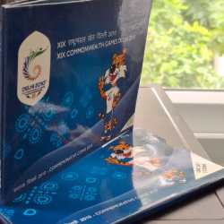 XIX Commonwealth Games Delhi -2010 Rare 3 Coins (UNC Set) Kolkata Mint (Copy)