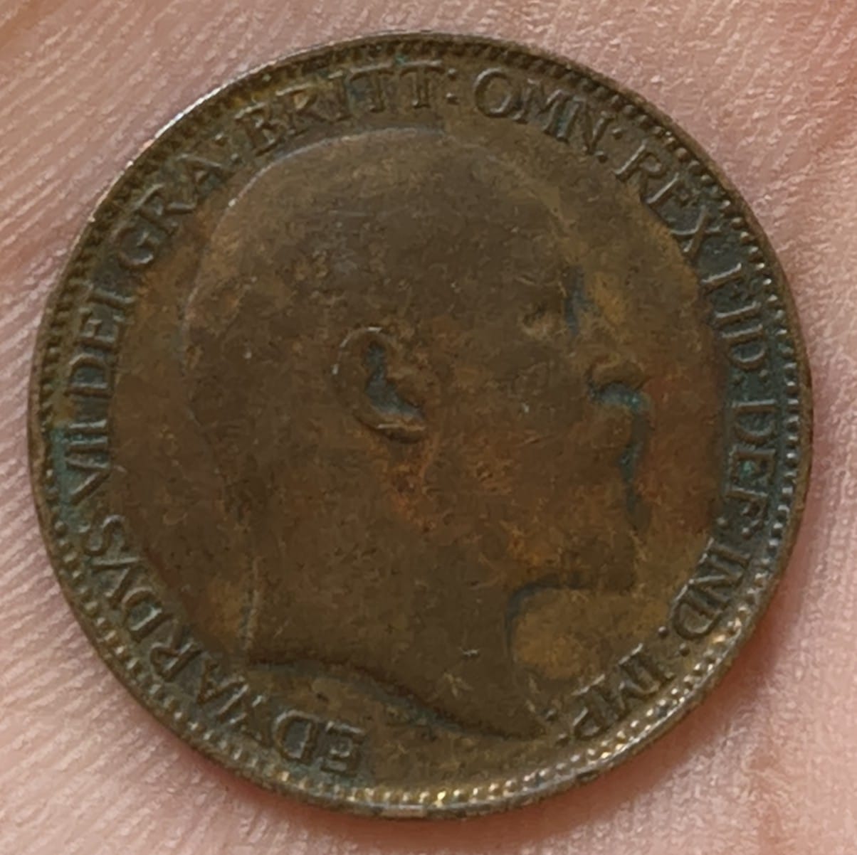 United Kingdom 1 Farthing 1902 - Edward VII rare coin #A-421
