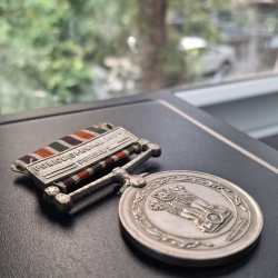India Republic Medal Police ( Special DUTY ) Punjab Beautiful Medal with Ribbon