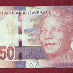 South Africa 50 Rand With Omron rings rare note