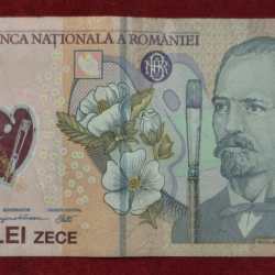 Roumanie 10 Lei Rare Note Polymer