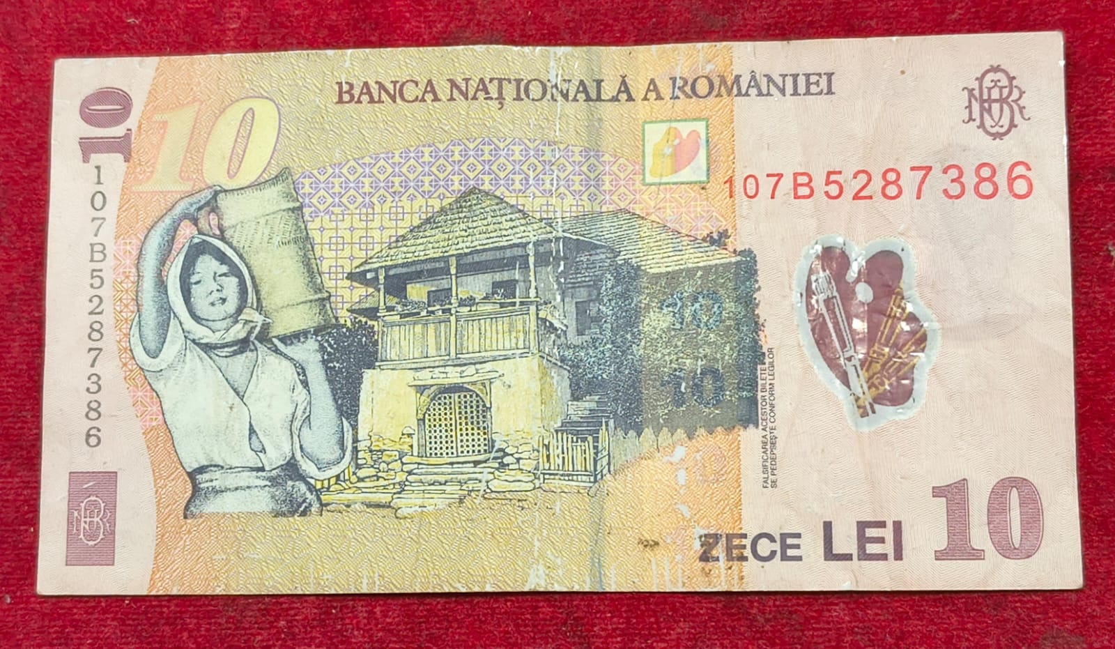 Roumanie 10 Lei Rare Note Polymer
