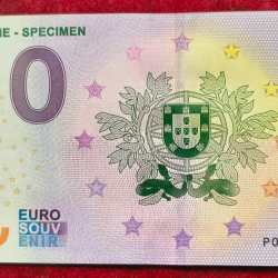 Zone euro 0 euro Spécimen; 2018 rare note