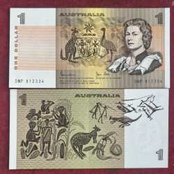 Australia 1 Dollar Very Rare UNC Note **Buyer WILL Receive Different Serial Number 1 Note**