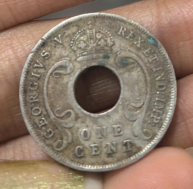 East Africa 1 Cent 1913 - George V Rare Coin #A-467