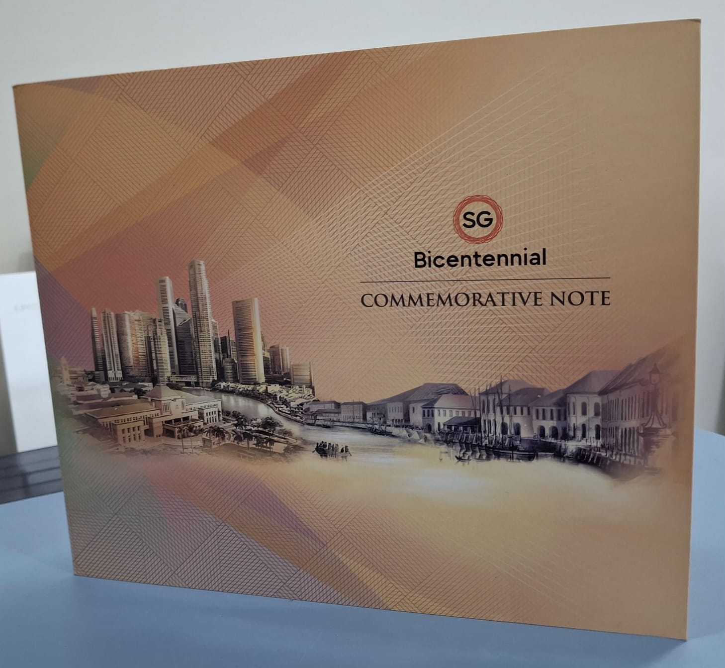 Singapore 20 Dollars Singapore Bicentennial Commemorative issue Bicentennial of Singapore (1819 - 2019) with mint pack Polymer folder Issue