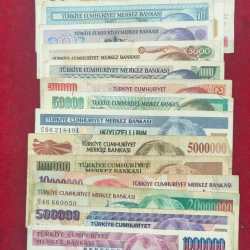 zaire 21 different all different denomination rare set