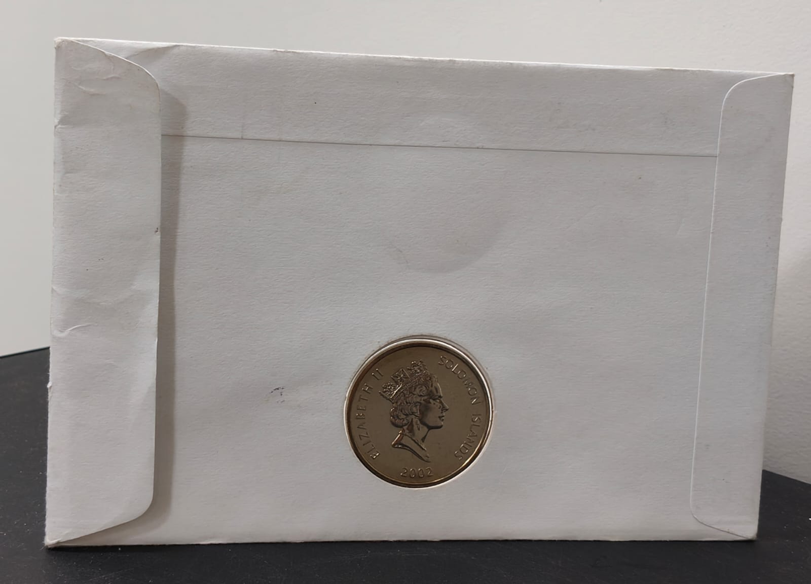 Solomon Islands 5 Dollars 2002 - Golden Jubliee Coin First DAY Cover Royal Mint Issue Rare