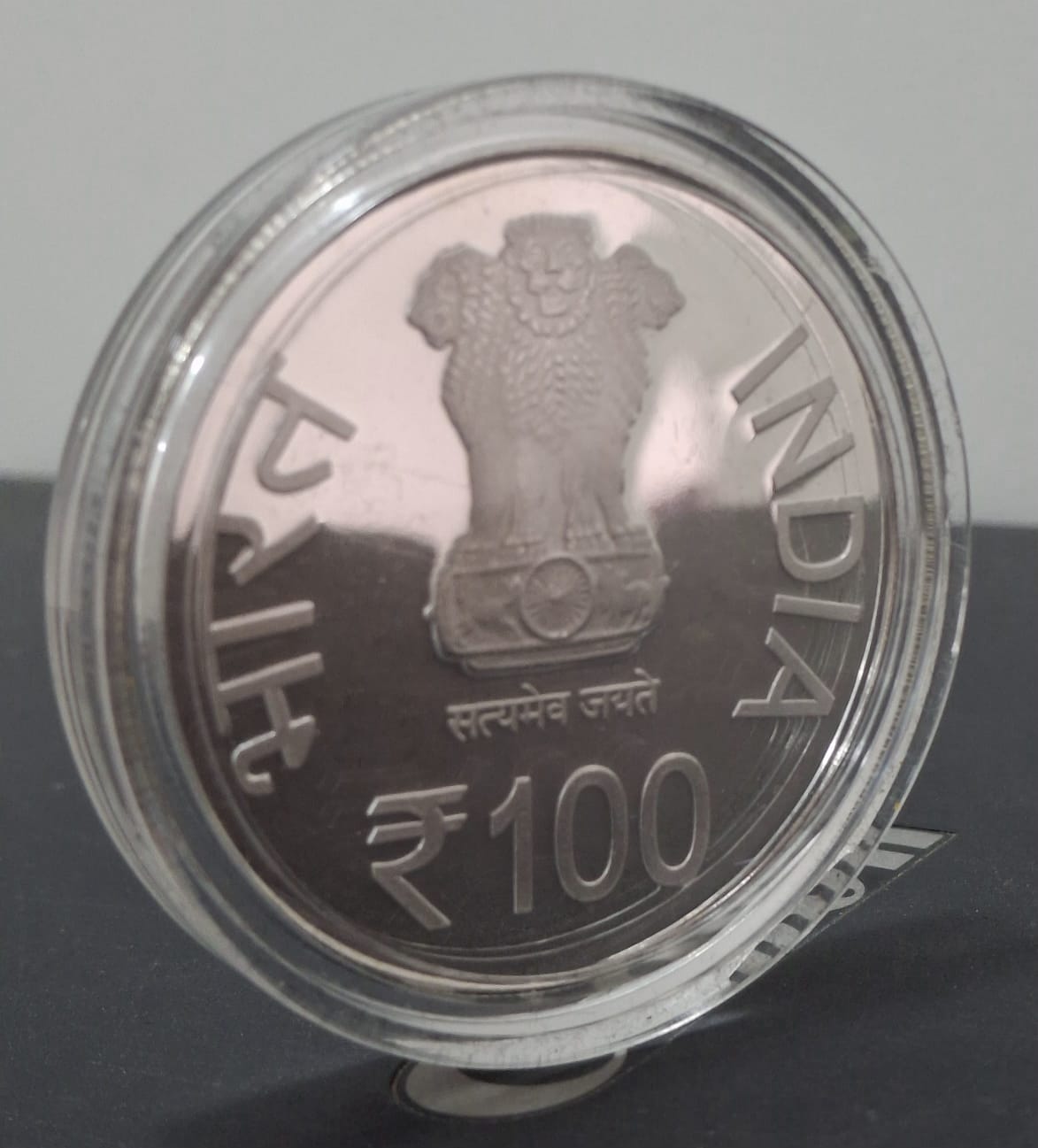 The Unforgettable Doyen NTR 2023 (Denomination of `100) Proof -Wooden Packing