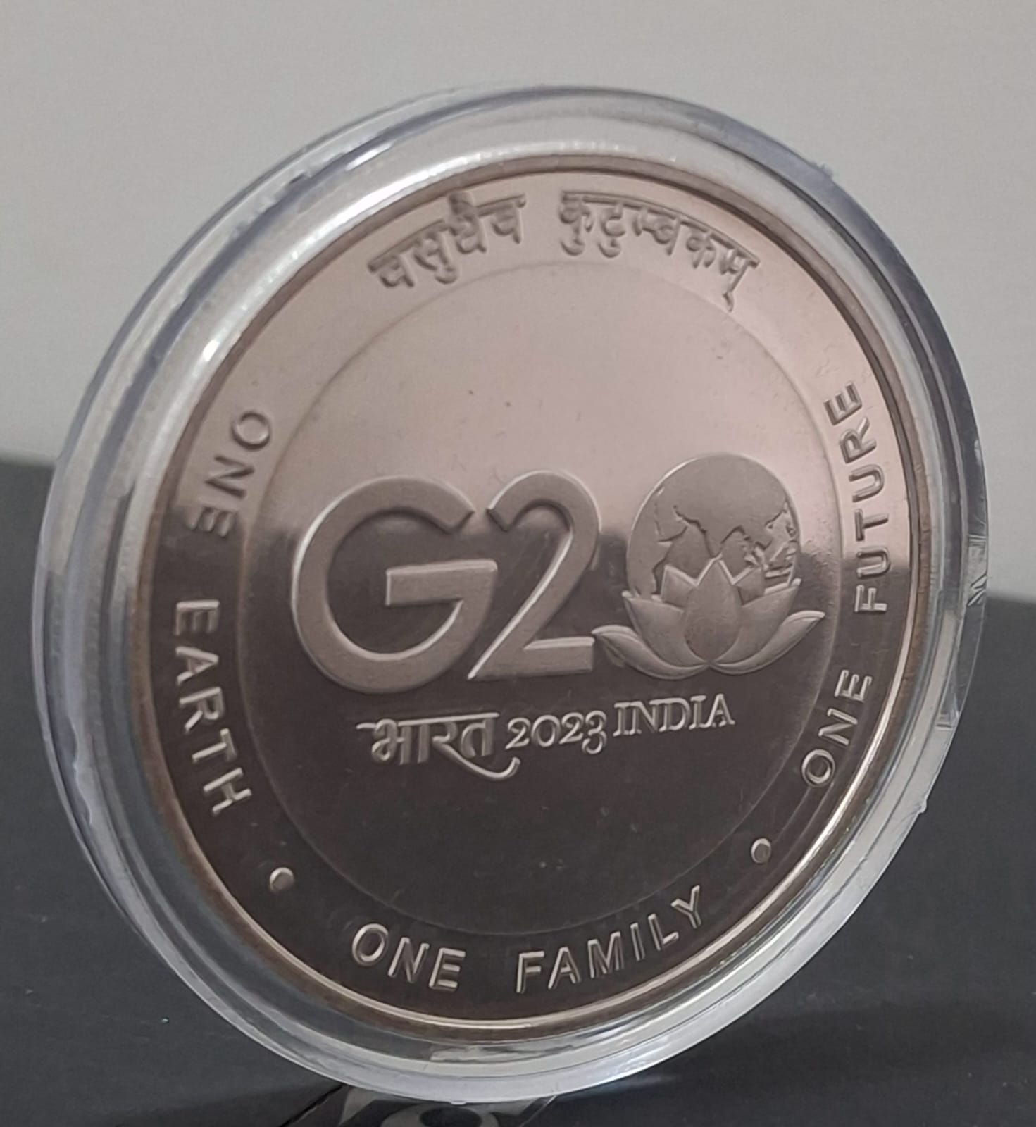 G20 Bharat 2023 India (Denomination of `75) UNC -Wooden Packing