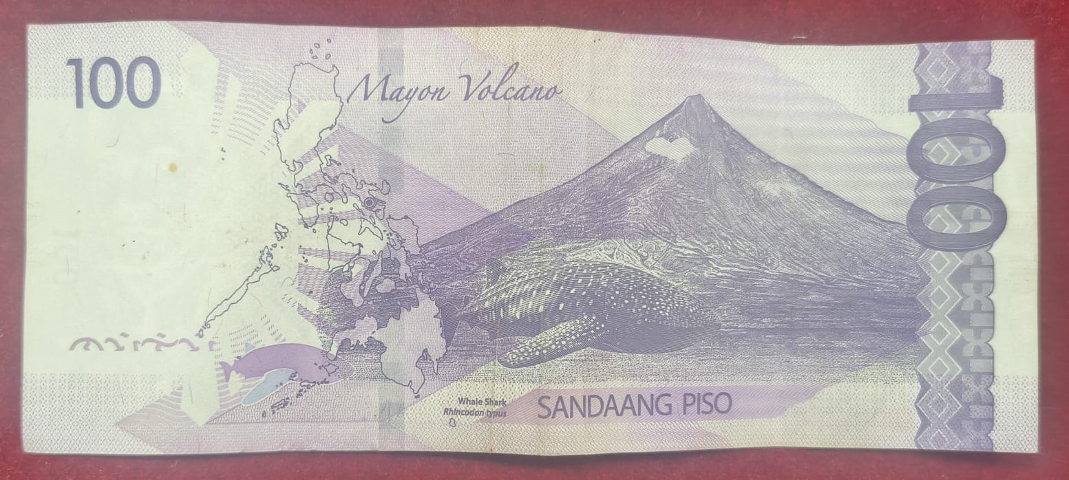 Philippines 100 Piso Rare Note # B-2