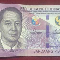 Philippines 100 Piso Rare Note # B-2