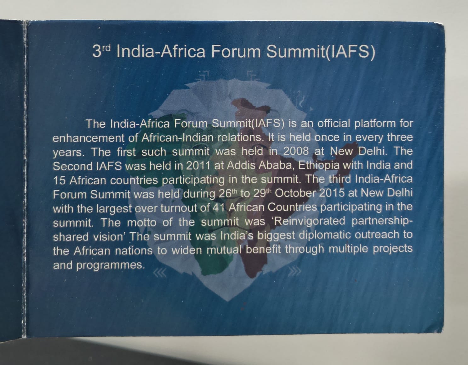 3RD India-Africa Forum Summit Kolkata Mint Rare 2 Coins ((Proof Set))