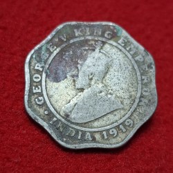 4 Anna 1919 George V King Emperor Coin