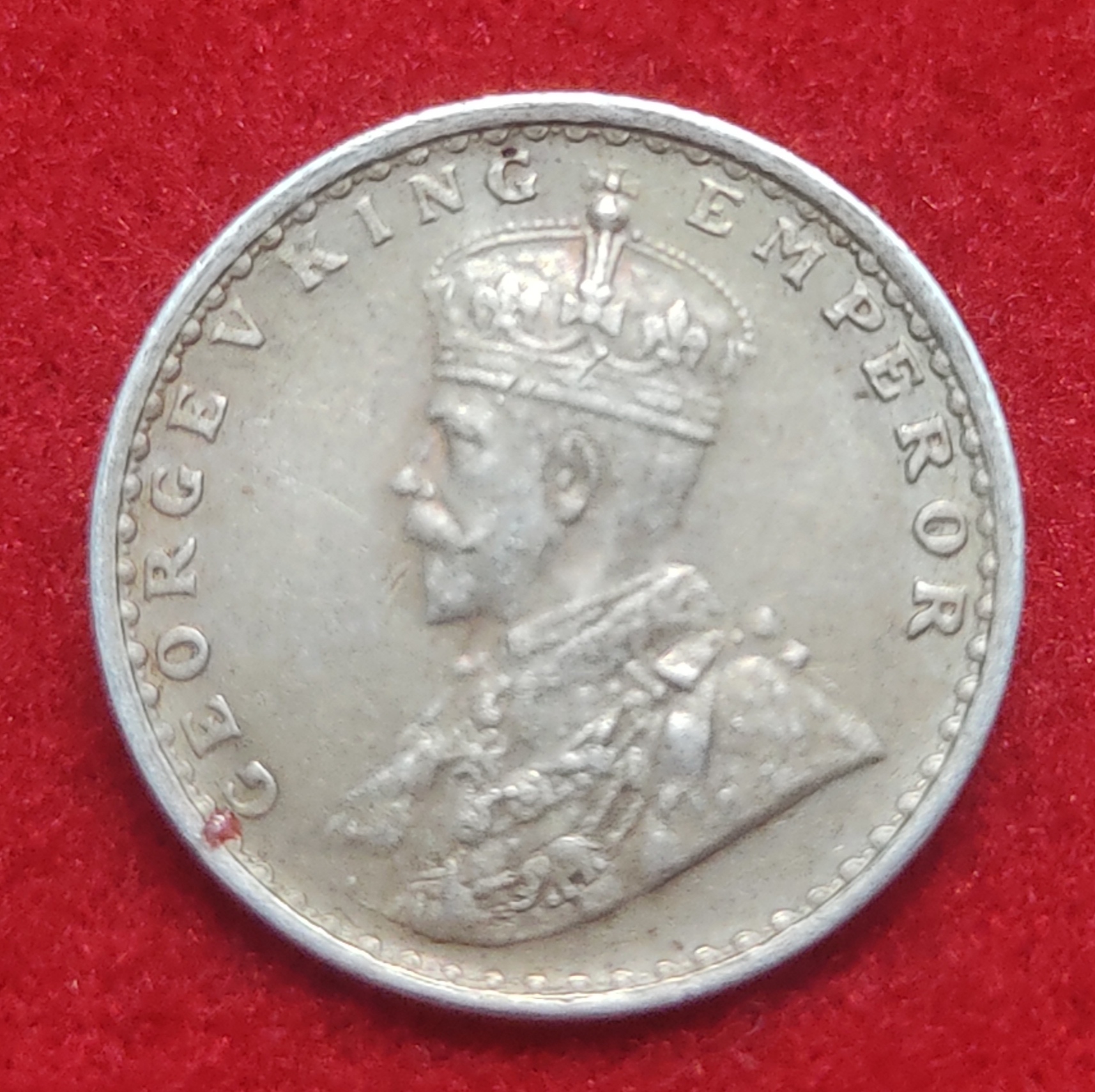 Two Anna George V 1915 Bombay Mint