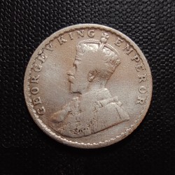 British India silver coin George V 1/4 Rupees Year 1928 Condition as image. Same and similar piece available