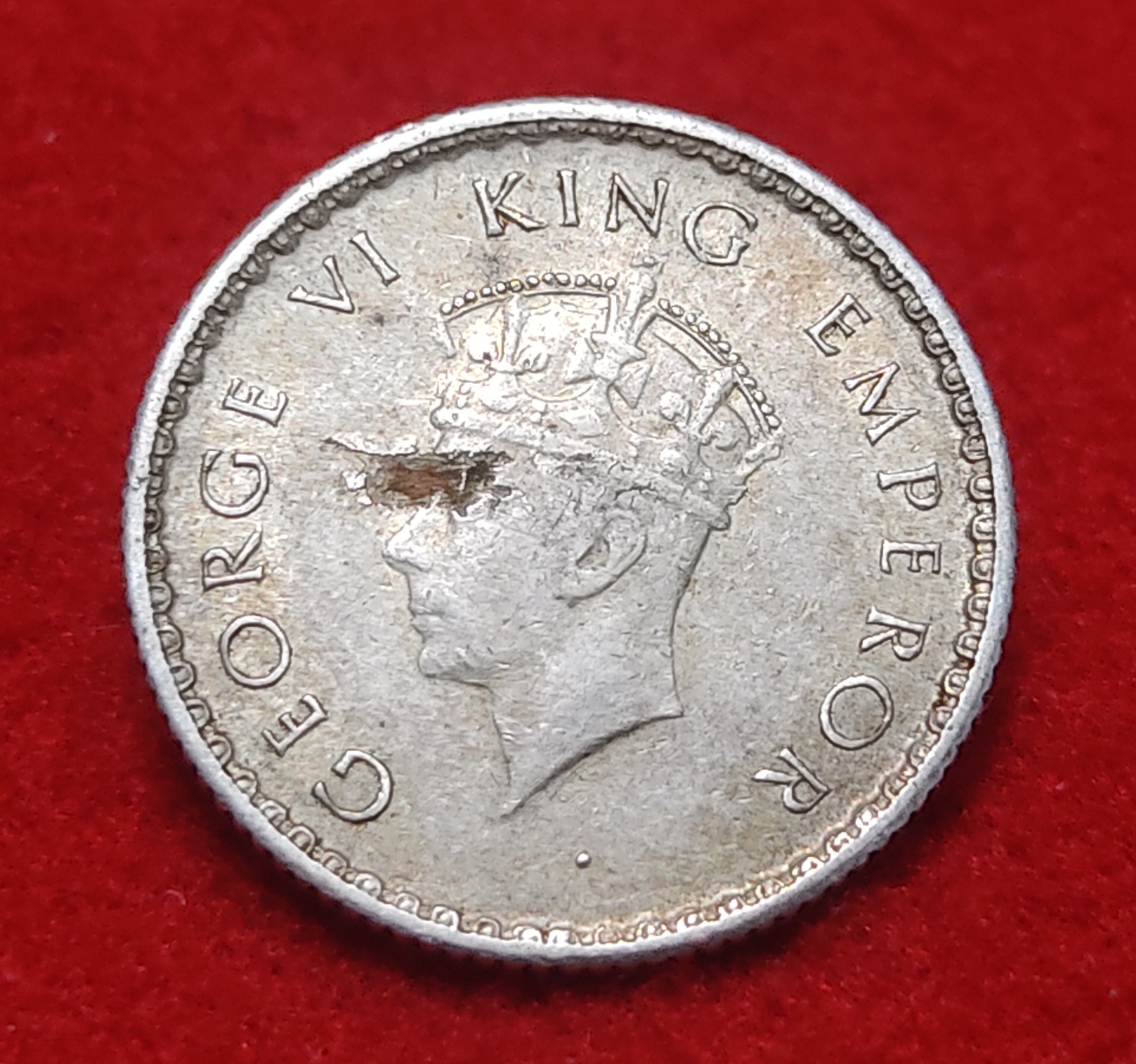 1/4 Rupee 1939 Bombay Mint