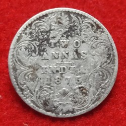 Two Anna Victoria Queen Year 1875