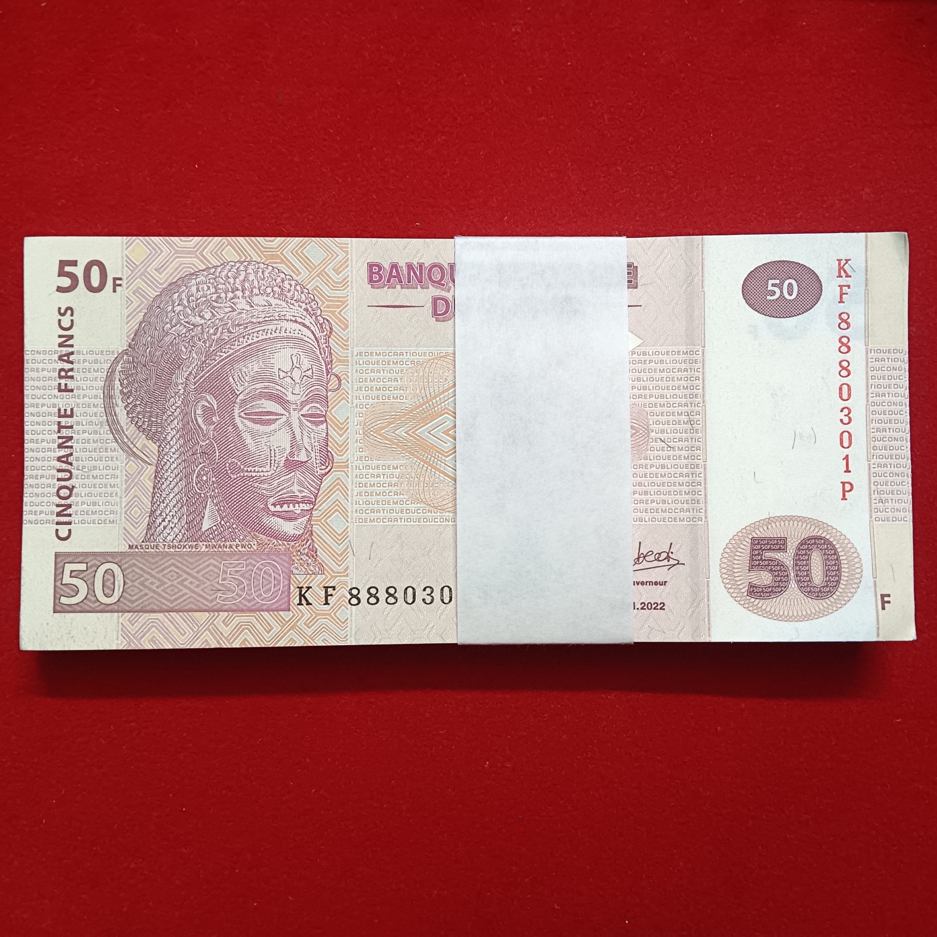 50 F Francs Central Bank oF Congo