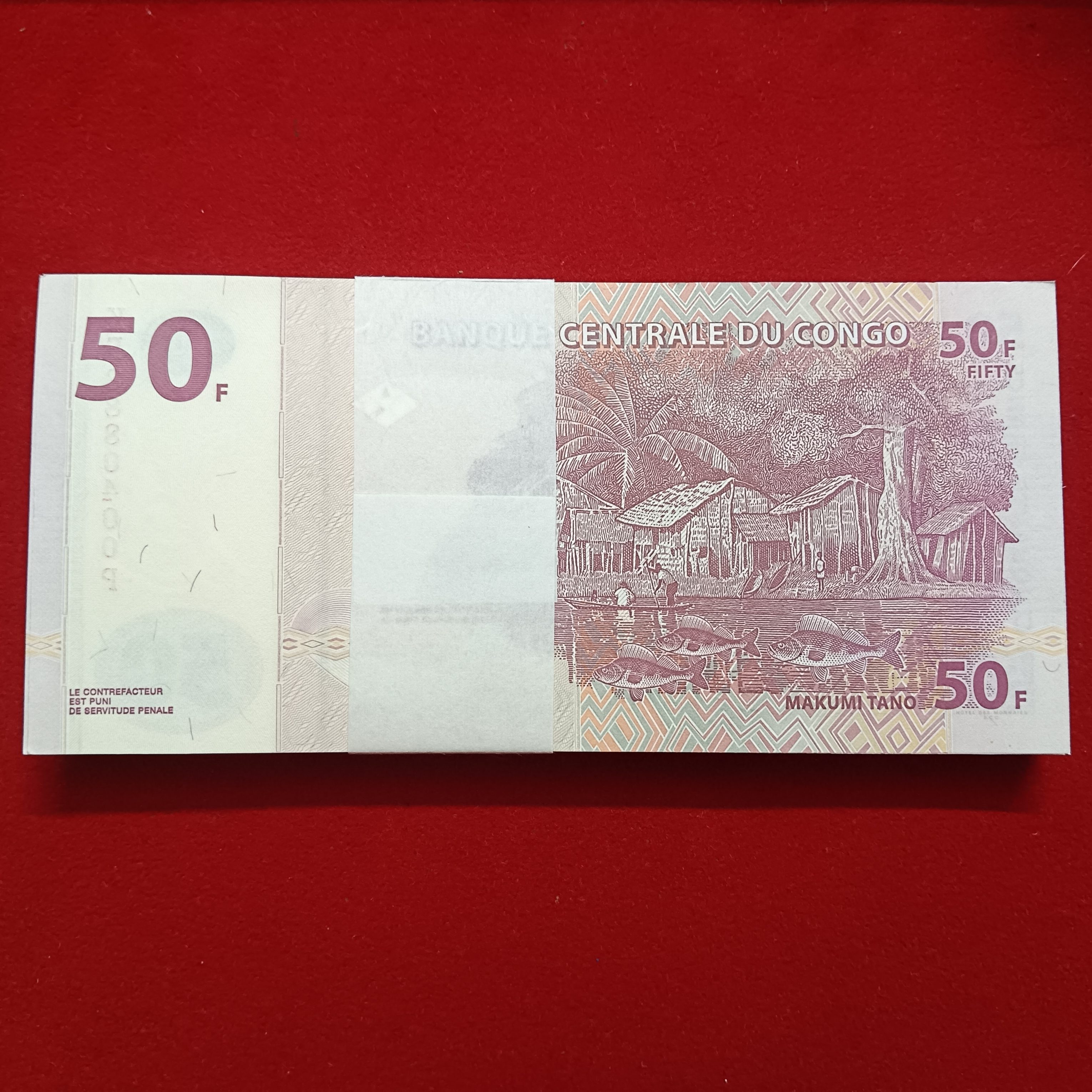 50 F Francs Central Bank oF Congo