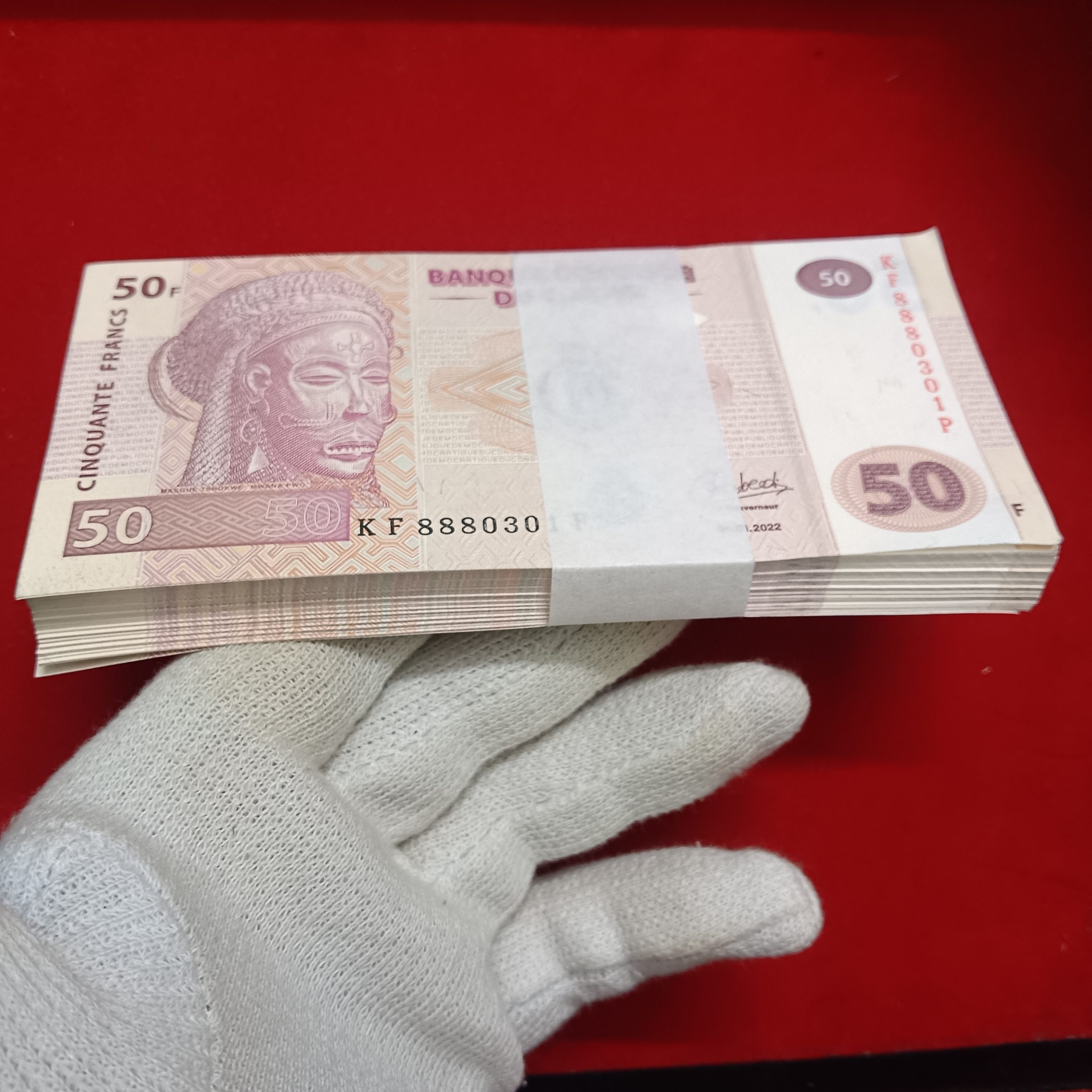 50 F Francs Central Bank oF Congo