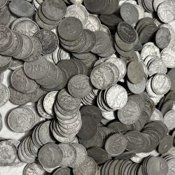 1947 Half Rupee rupee nickel 50 pcs Lot British India